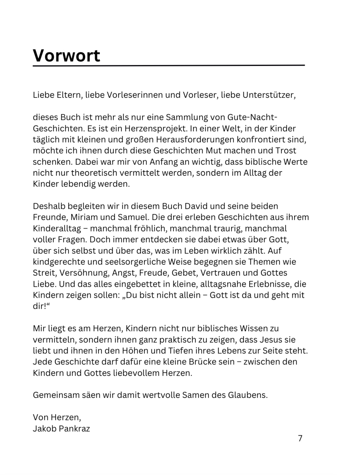 Christliche 5-Minuten Geschichten