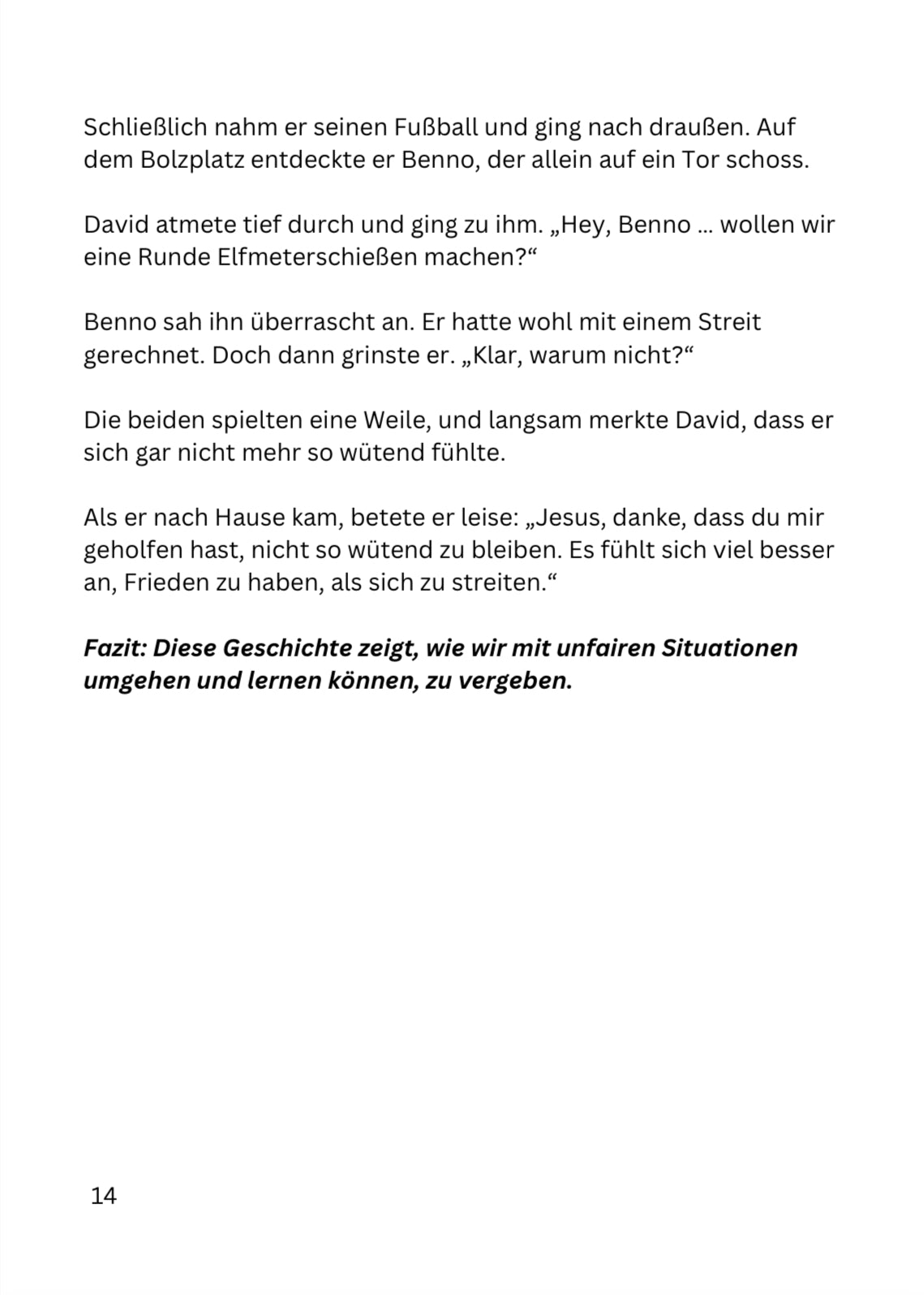 Christliche 5-Minuten Geschichten